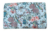 Floral Cotton Kantha Quilt